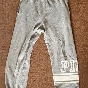 Victoria Secret Pink Grey Sweat Pants